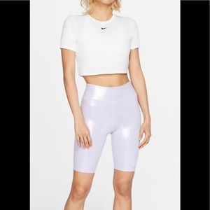 Nike iridescent biker shorts